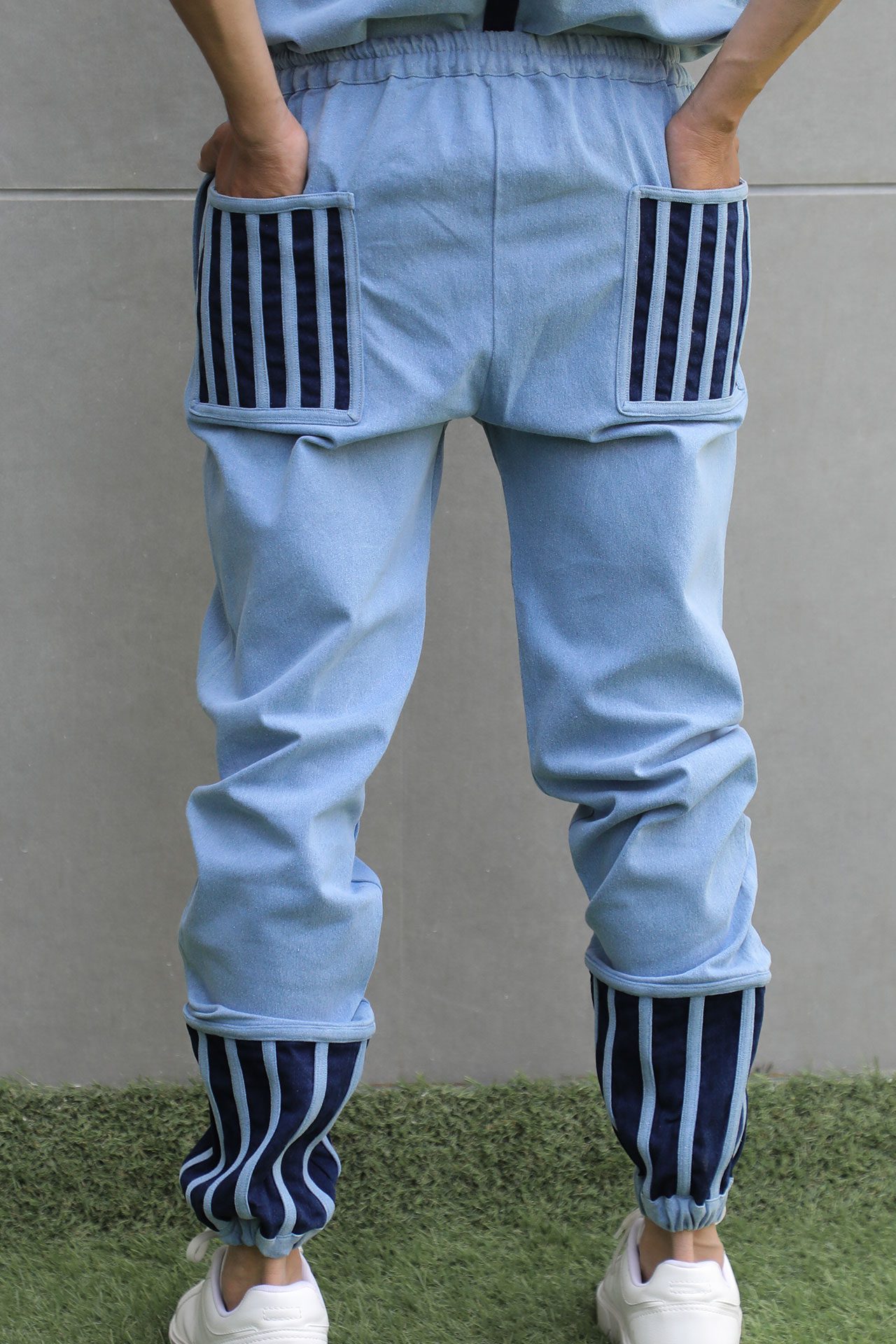 Denim Joggers With Attractive Design