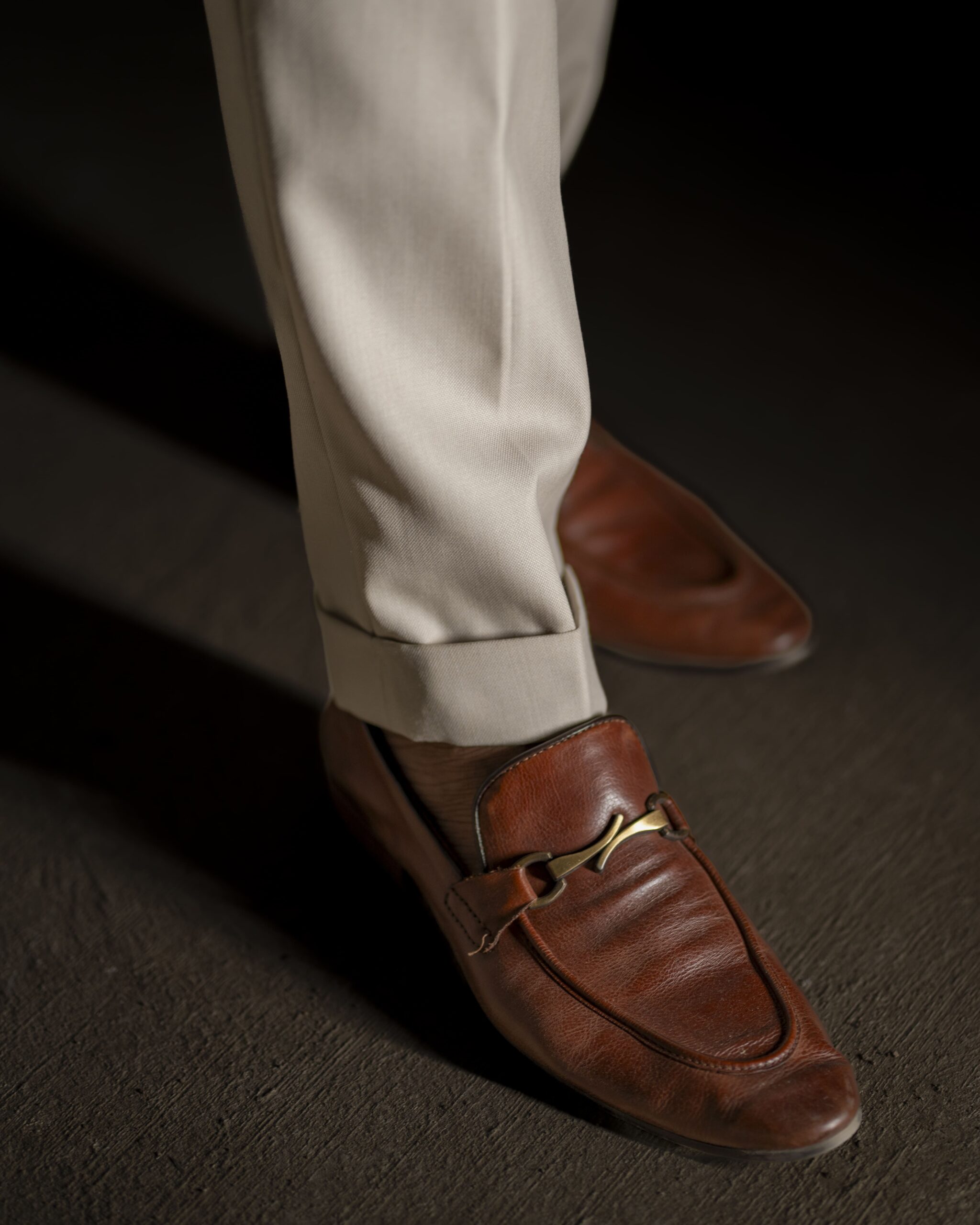 Beige - Buckle Gurkha Pants